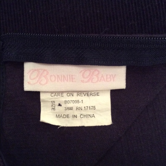 Bonnie Baby corduroy jumper. Size 3-6M. - Picture 6 of 7